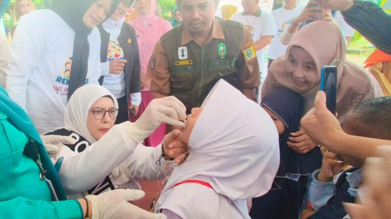 Pelaksanaan PIN Polio 2024 Kecamatan Sinjai Utara, Kabupaten Sinjai (23/7/2024) lalu. 