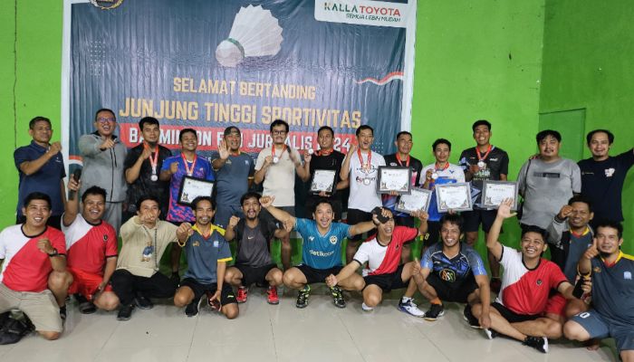 Sukses Gelar Badminton Fun Jurnalis 2024, PWI Pinrang dan IWO Jadikan Agenda Tahunan