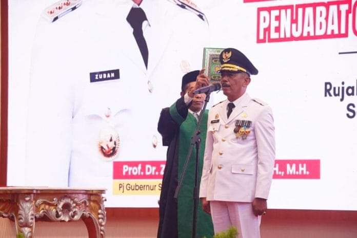 PJ Bupati Sinjai, Andi Jefrianto Asapa saat Proses Pelantikan 