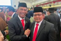 Anggota DPRD SULSEL 2024-2029 Terpilih dari Bantaeng, H. Abdul Rahman Tompo (PKS) bersama PJ Bupati Bantaeng, Andi Abubakar. 