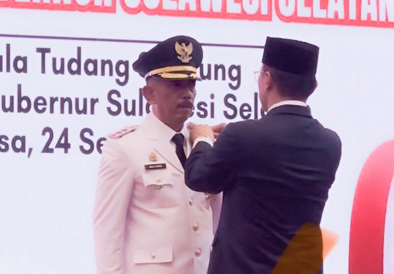 Momen Pelantikan PJ Bupati Sinjai, Andi Jefrianto Asapa 