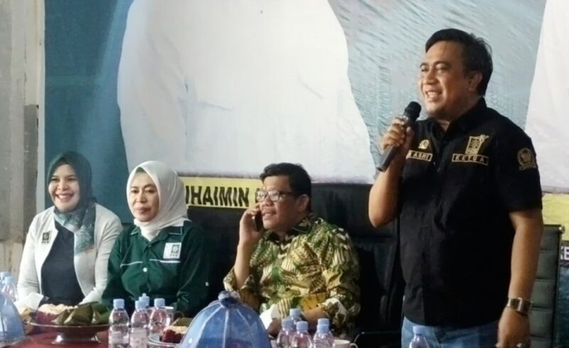 Ketua DPC PKB Bantaeng memperkenalkan Ketua DPW PKB SULSEL sekaligus Calon Wakil Gubernur Sulawesi Selatan 2024, H. Azhar Rasyid SH. 