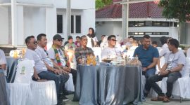 Rombongan JKOC saat Disambut PJ Bupati Sinjai, Andi Jefrianto Asapa di Rujab Bupati Sinjai dan Sekaligus Penyerahan Bansos. (Ist)