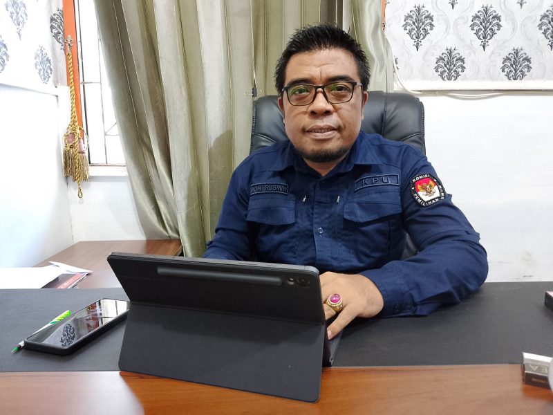 Ketua KPU Sinjai, Muhammad Rusmin (Foto: Asrianto)