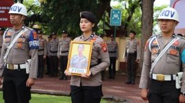 Upacara PTDH di Mapolres Luwu. (Foto: istimewa)