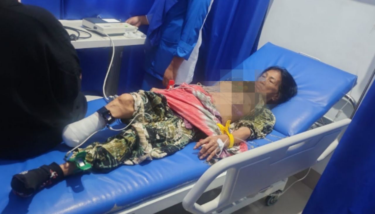 Nenek penyandang disabilitas di sidrap dirawat di RS