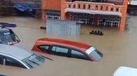 Banjir yang melanda Kabupaten Barru Sulawesi Selatan. (Foto: tangkapan layar)