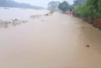 Salah satu lokasi di Bone Sulsel yang dilanda banjir (foto: tangkapan layar)