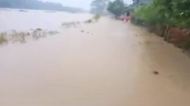 Salah satu lokasi di Bone Sulsel yang dilanda banjir (foto: tangkapan layar)