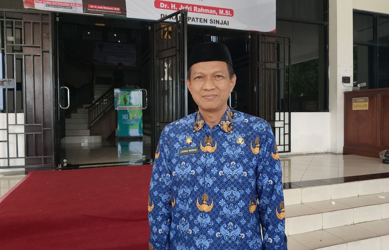 Kepala BKPSDMA Sinjai, Lukman Mannan.
(Foto: Asrianto/Beritasulsel).