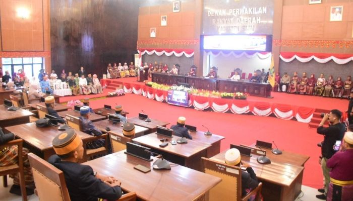 Rapat Paripurna DPRD Sinjai. (Foto: ist)