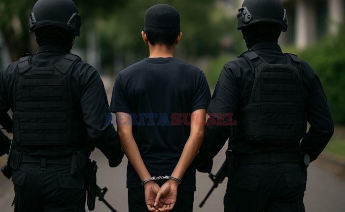 Densus 88 Tangkap Pembina Rumah Tahfidz di Gowa