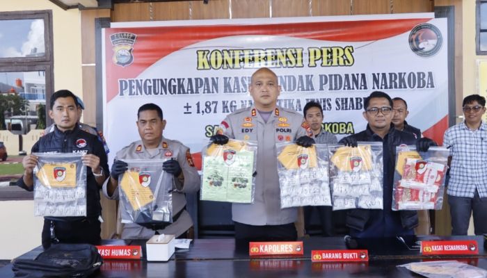 Sabu 1,87 Kg dari Malaysia Turun di Pelabuhan Parepare Ditangkap di Pinrang