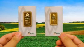 Harga Emas Antam Logam Mulia Turun, ini Harganya Lengkap Mulai 0,5 hingga 1.000 Gram