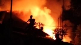 8 Rumah di Makassar Ludes Terbakar, 1 Bocah Perempuan Tewas Terpanggang