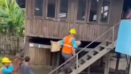 Dua Lansia di Pinrang Tewas Kesetrum Kabel Induk PLN yang Jatuh Depan Rumah Korban