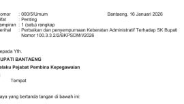 Dimutasi, Pejabat Eselon II Ajukan Keberatan Administratif ke Bupati Bantaeng