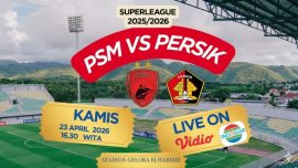 PSM Makassar Hadapi Persik Kediri, Misi Hindari Degradasi di Kandang Sendiri