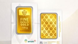 Harga Emas Antam Logam Mulia Selasa 19 Mei 2026 Naik Rp25 Ribu per Gram