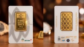 Harga Emas Antam Logam Mulia Minggu 31 Mei 2026 Bergerak Stagnan di Level Tinggi