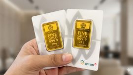 Harga Emas Antam Logam Mulia Hari ini 9 Mei 2026 Stagnan, Tertahan di Level Rp 2,83 Juta per Gram