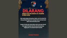 Polisi Dilarang Live Streaming Saat Bertugas