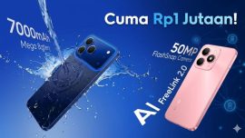 Cuma Rp1 Jutaan, Tecno Spark 50 Dobrak Pasar dengan Kapasitas Baterai 7.000 mAh dan Kamera AI