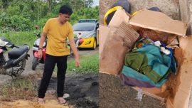 Warga Bone Temukan Bayi Baru Lahir Dibuang di Tepi Jalan Desa Biccoing