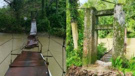 Jembatan Palado Putus Diterjang Banjir, Warga Terancam Terisolasi