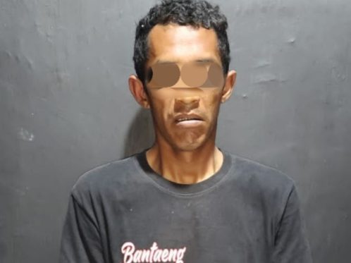 anak aniaya ayah kandung di Bantaeng, penganiayaan di Bantaeng, pelaku pengguna sabu, dan Tim Resmob Polres Bantaeng.