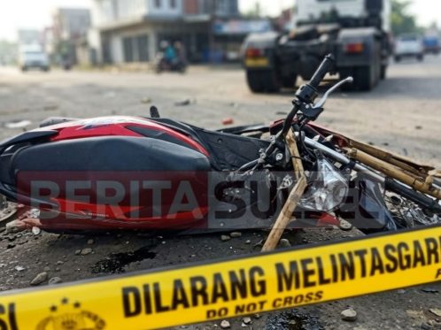 Kecelakaan Maut di Maros, Pemotor Asal Mamasa Tewas Terlindas Truk