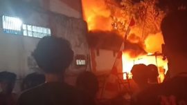 Kebakaran Maut di Manado, Tiga Rumah Hangus dan Sopir Angkot Tewas Terjebak