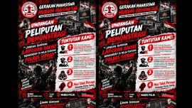 Besok, Mahasiswa Siap Geruduk Mabes Polri: Layangkan Mosi Tidak Percaya Polres Sidrap dan Mendesak Copot Kasat Reskrim